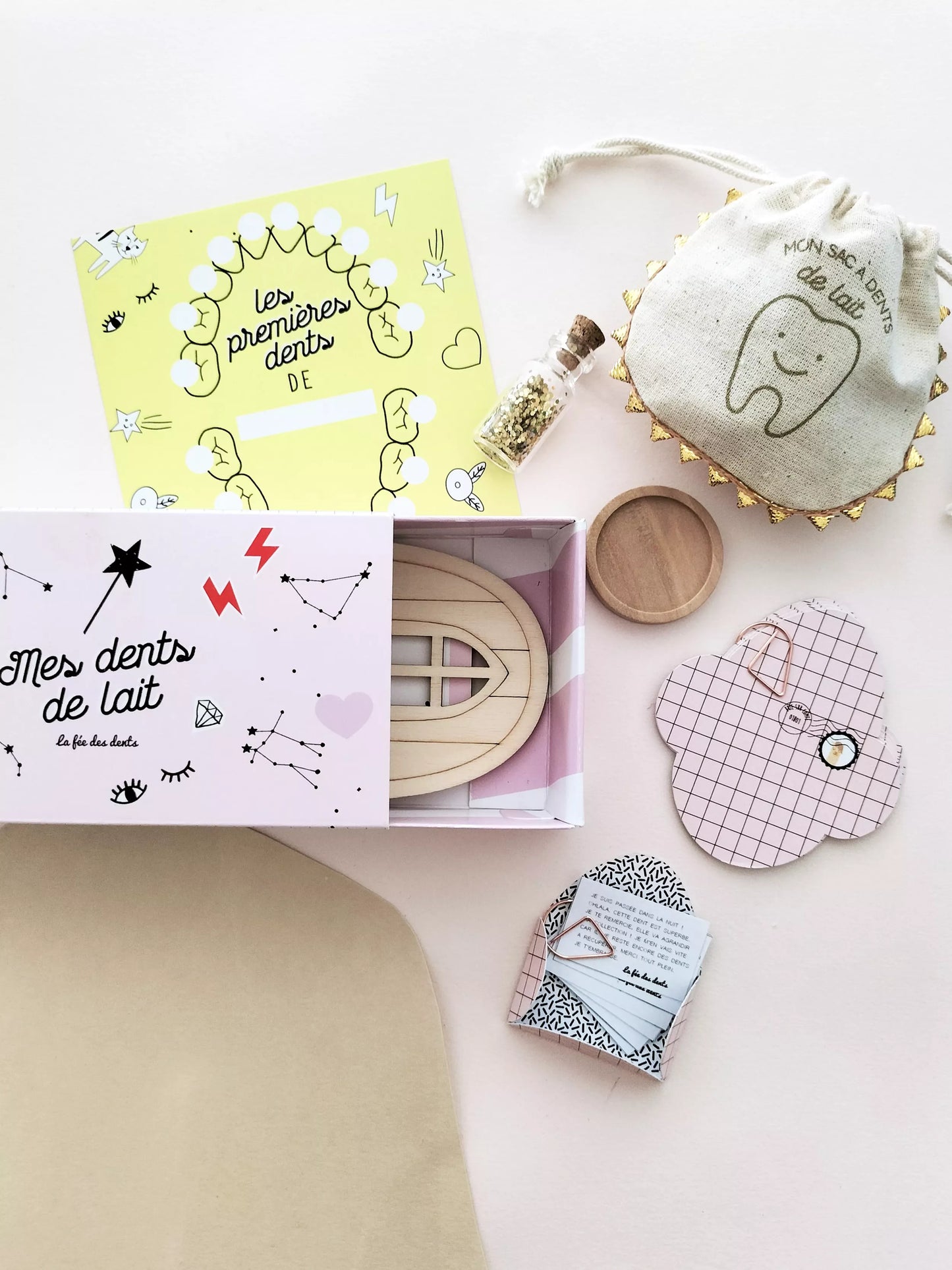 Kit dent de lait enfant : fée des dents - Pamela Loops