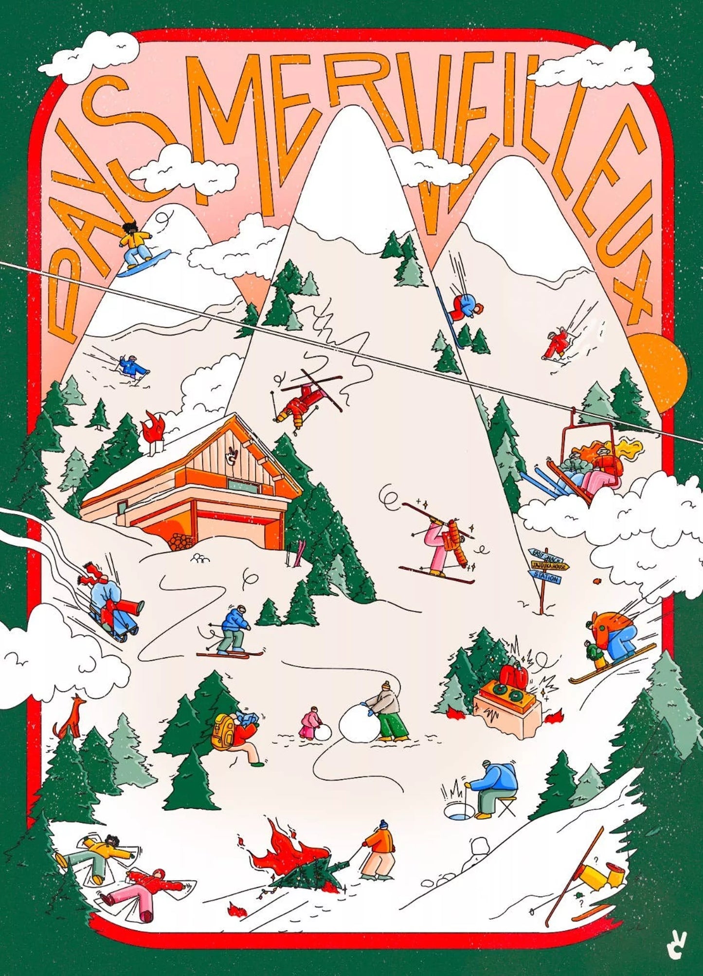 Puzzle 1000 pièces - Planté de bâton - Piece & Love