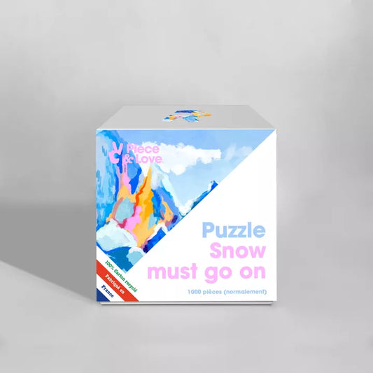 Puzzle 1000 pièces snow must go on - Piece & Love