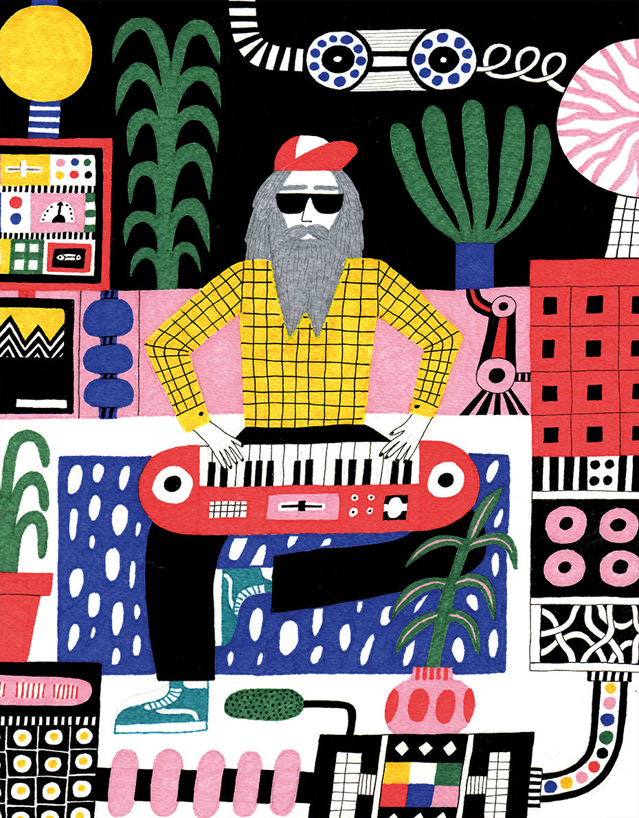 Puzzle 500p Le Musicien Barbu- Pieces and Peace