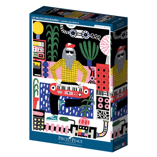 Puzzle 500p Le Musicien Barbu- Pieces and Peace