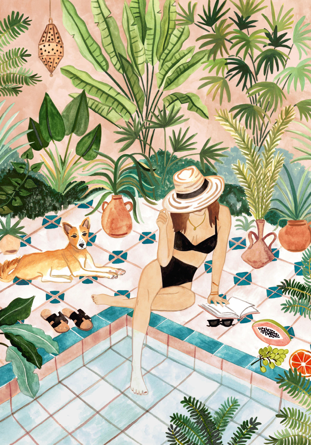 Puzzle 1000p Piscine Marocaine- Pieces and Peace