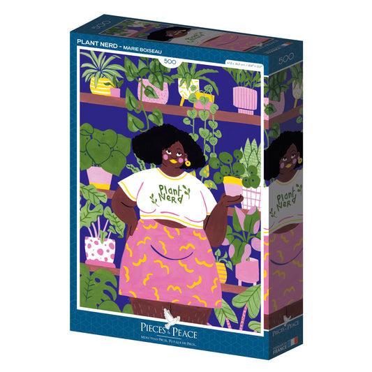 Puzzle 500p Plant Nerd - Pieces and Peace