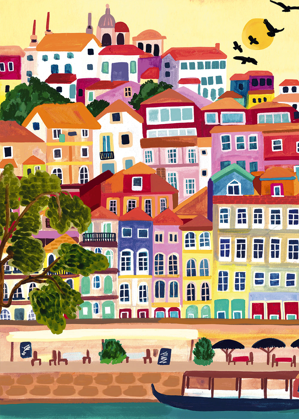 Puzzle 1000p Porto, Portugal - Pieces and Peace