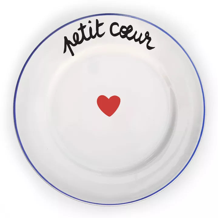 Assiette "la Famille s'éclate" - Pied de Poule