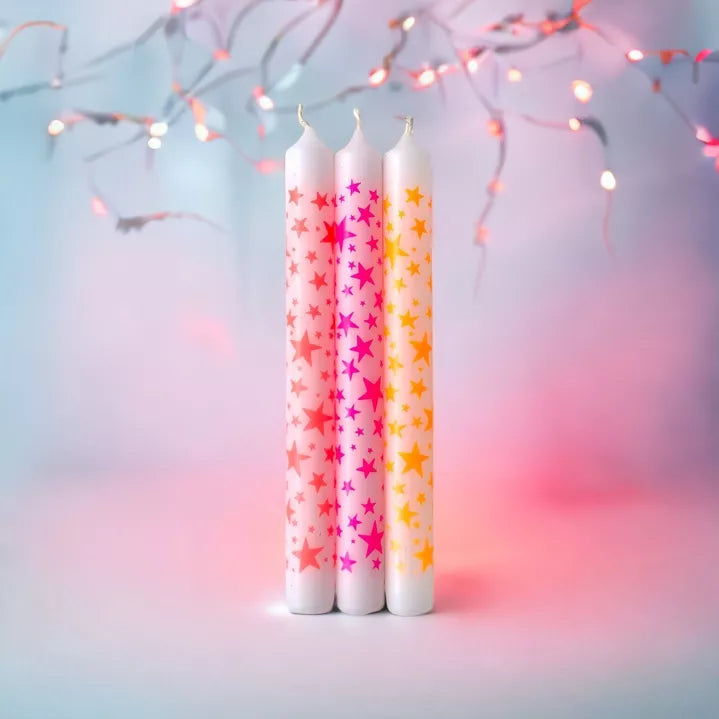 Graphic Lights Xmas - Pink Stories