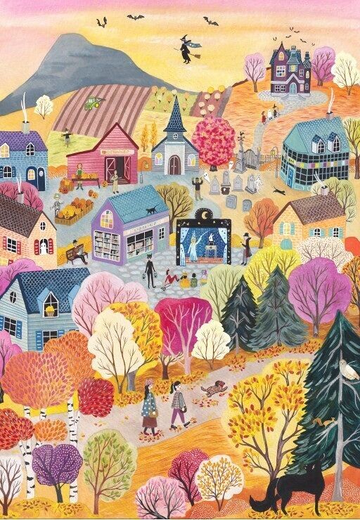 Puzzle 1000p Magie de l'Automne - Pieces and Peace