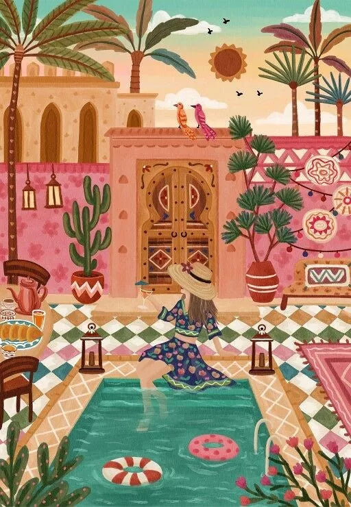 Puzzle 1000p Escapade marocaine - Pieces and Peace