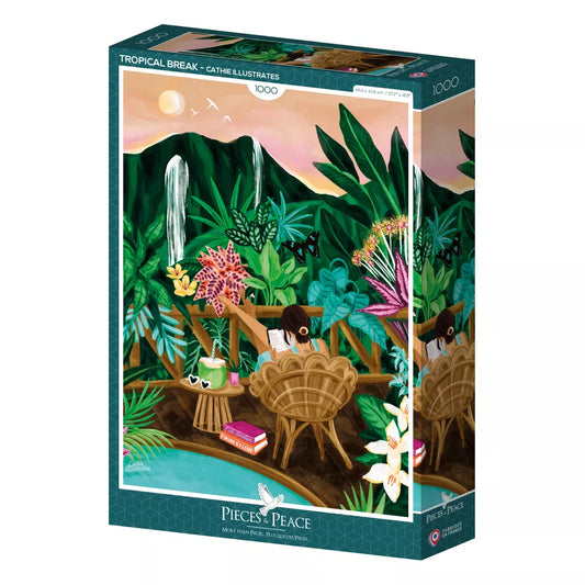 Puzzle 1000p Parenthèse Tropicale - Pieces and Peace