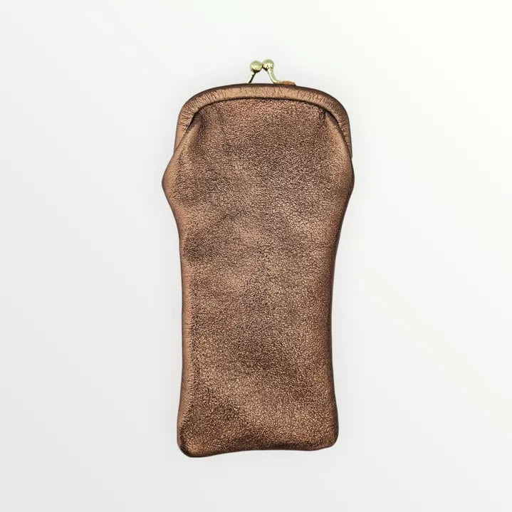 Etui à lunettes en cuir style rétro - Royal Marais