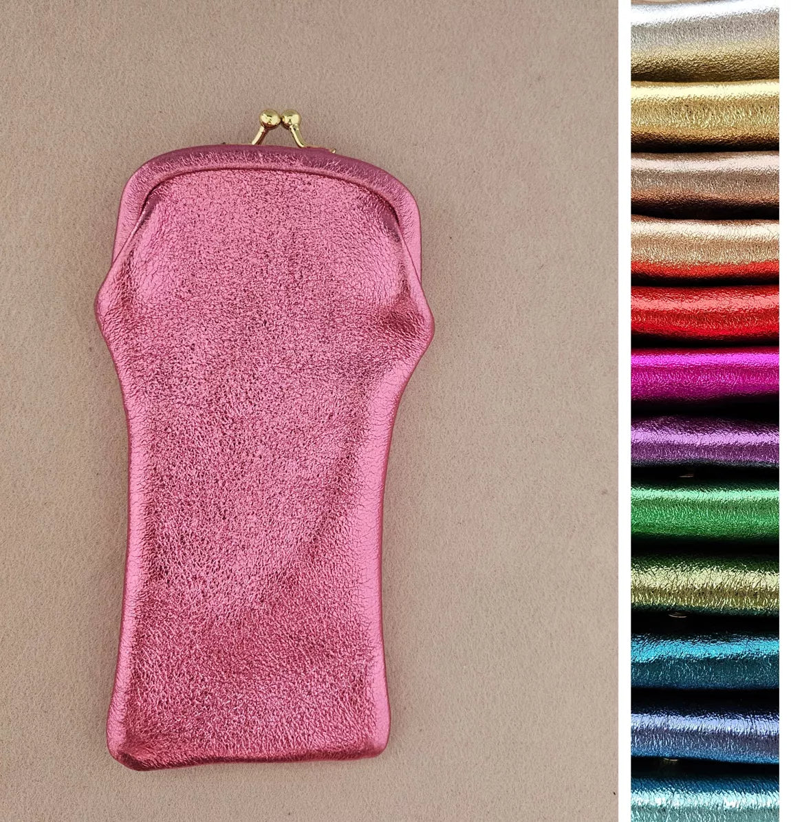 Etui à lunettes en cuir style rétro - Royal Marais