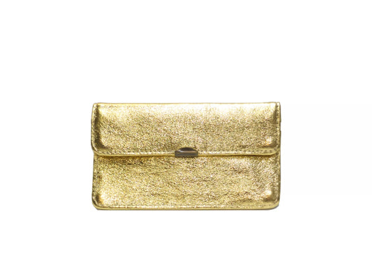 Porte monnaie compact en cuir multi-poches - Royal Marais