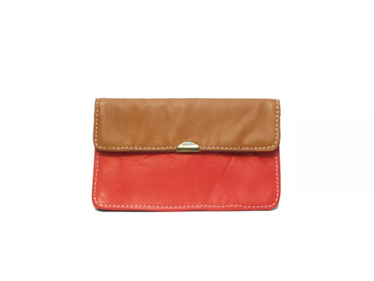 Porte monnaie en cuir multi-poches - Royal Marais