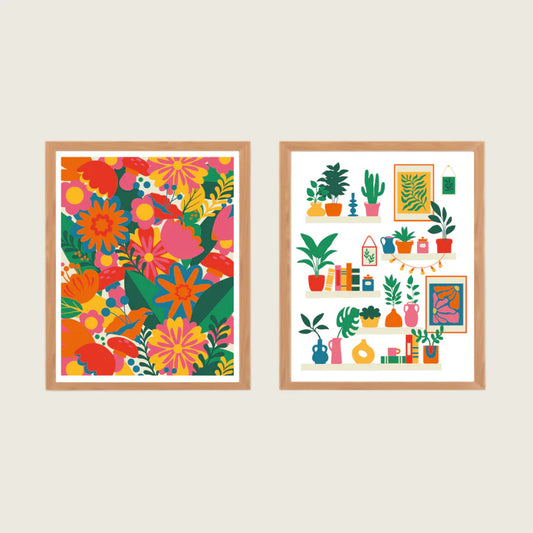 Set peinture Duo d'illustrations - Salut Irène