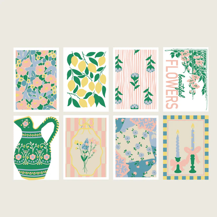 Set de 8 cartes à peindre - Salut Irène