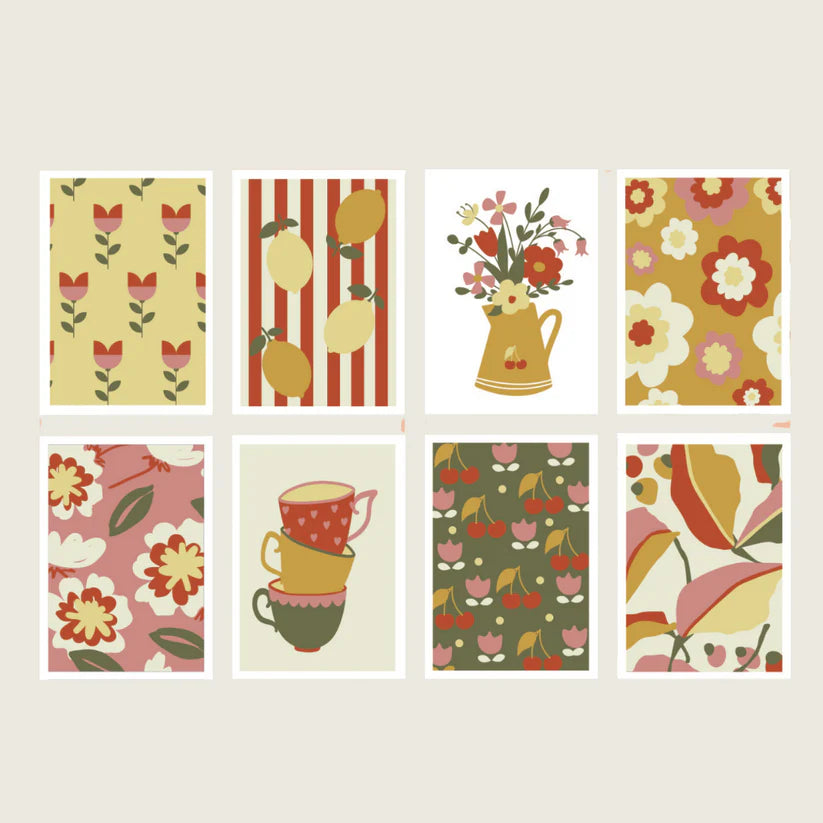 Set de 8 cartes à peindre - Salut Irène