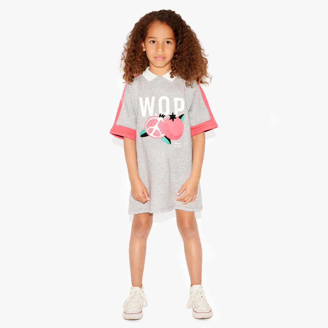 Robe polo imprimée grenade pour enfants