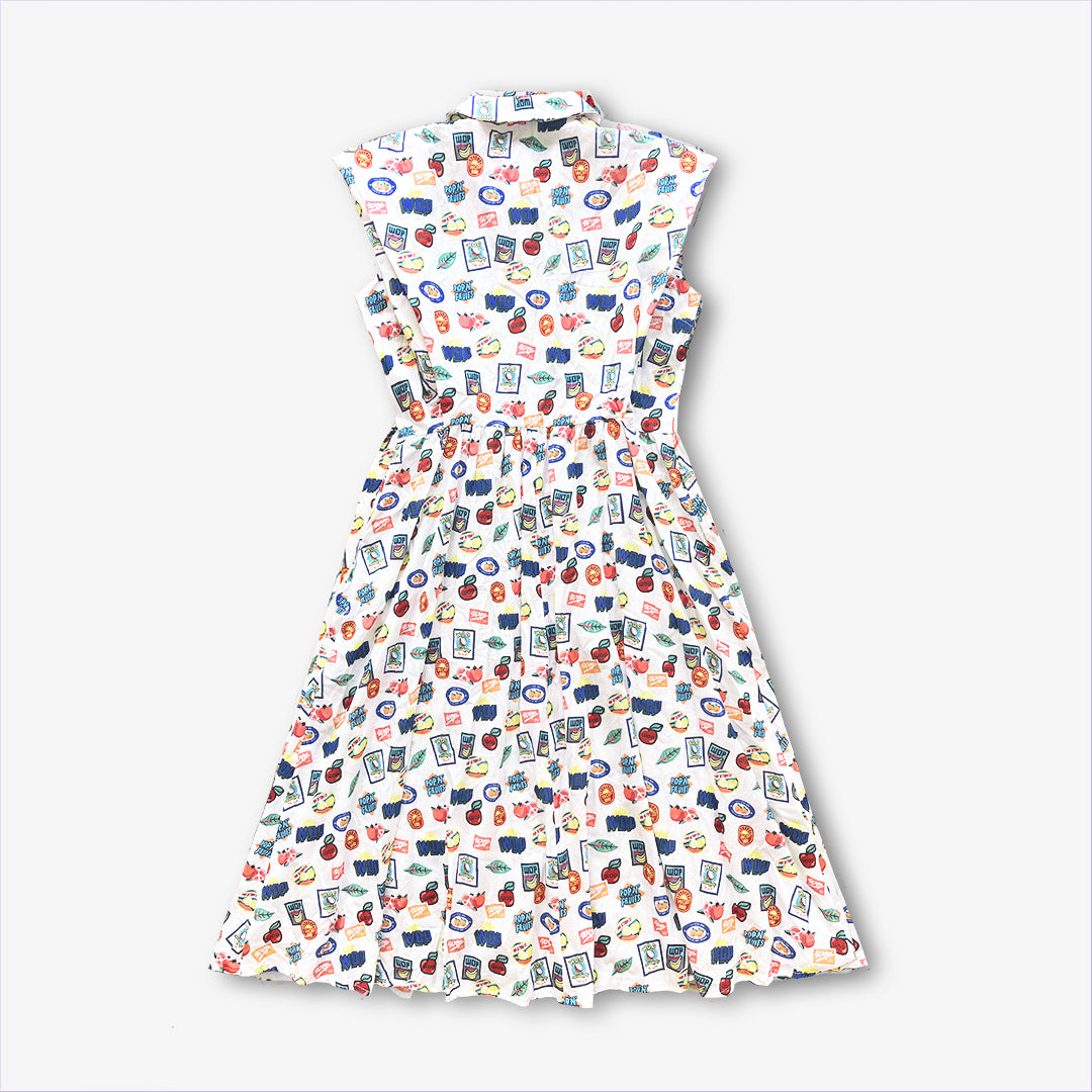 Robe "Tutti Frutti" imprimée en Coton Bio