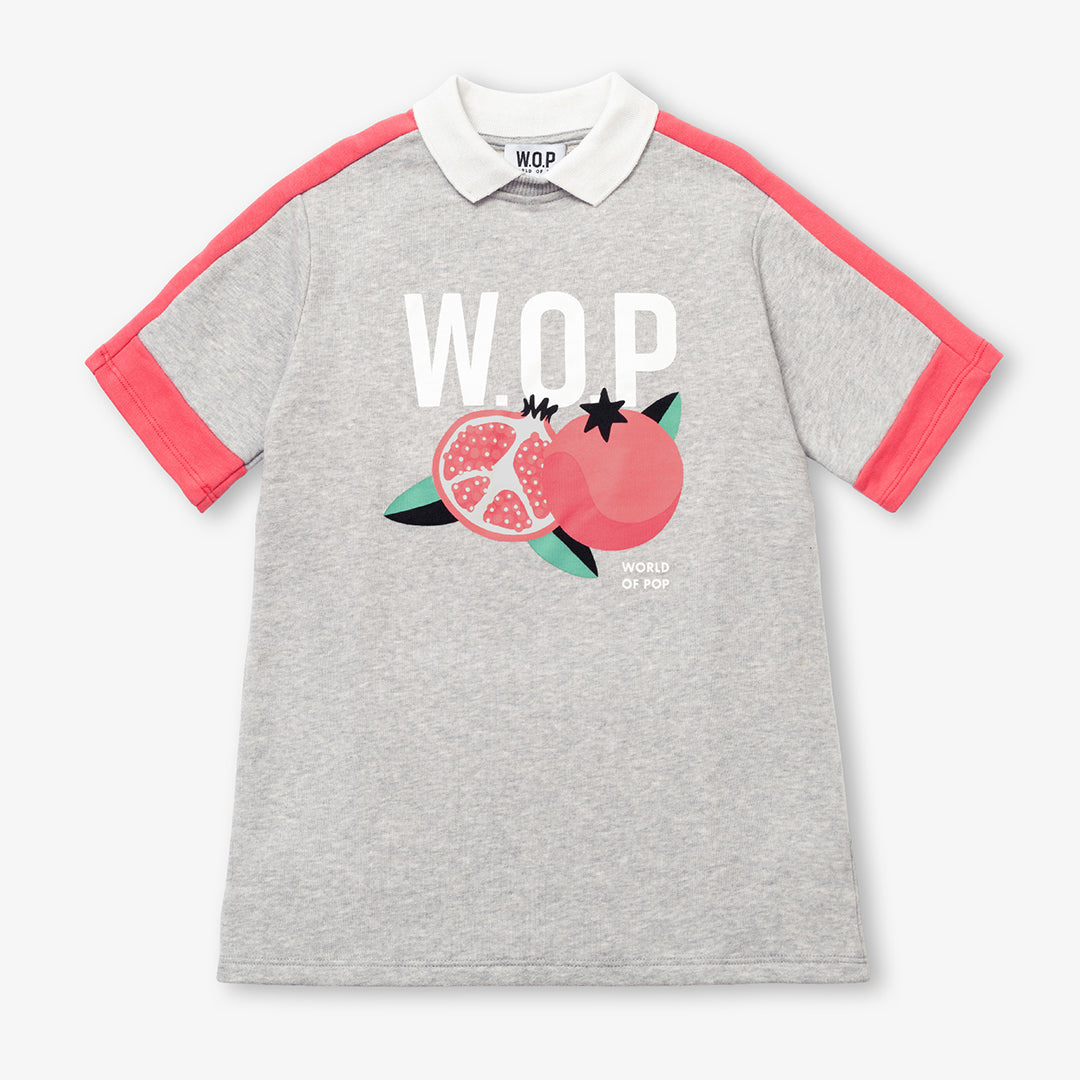 Robe polo imprimée grenade pour enfants