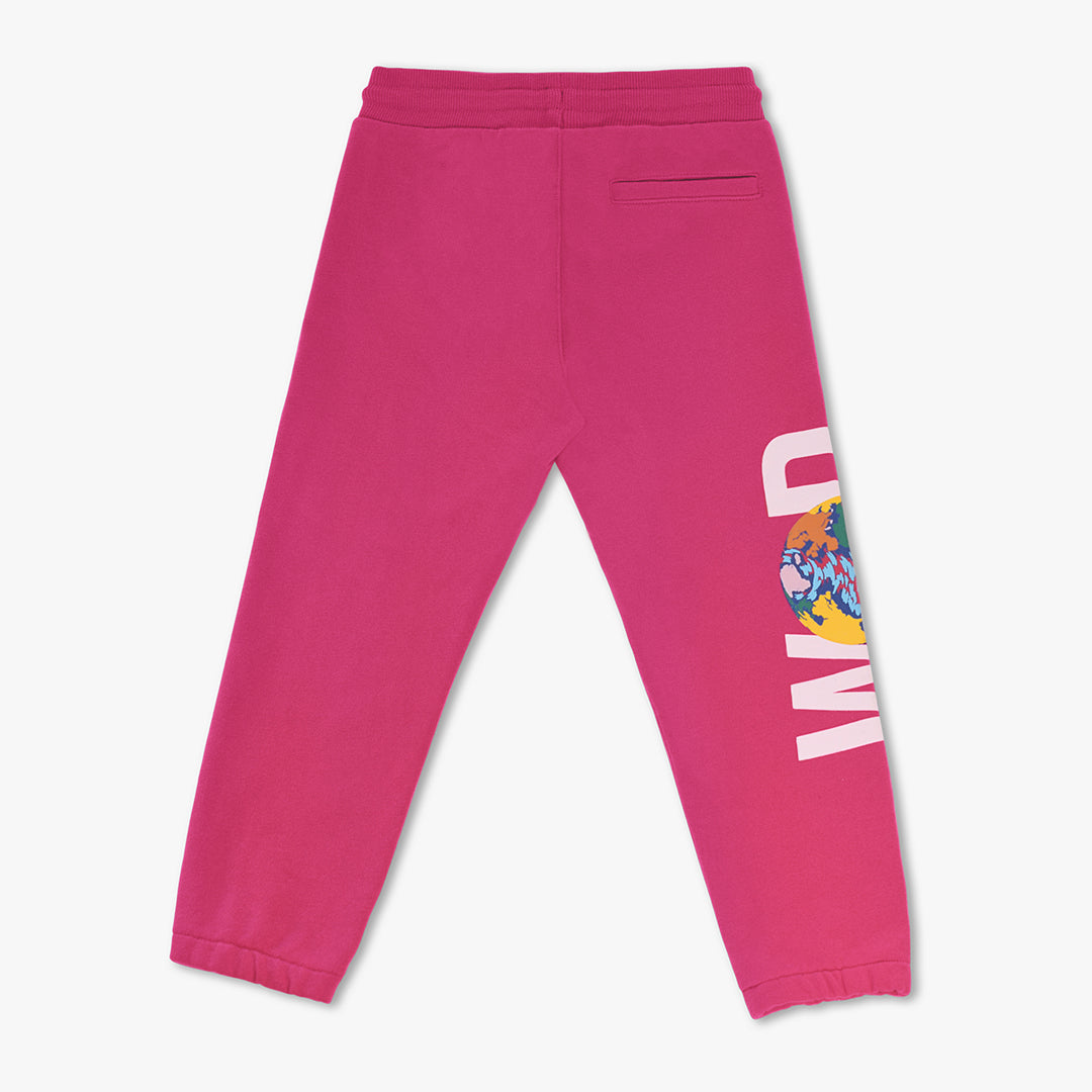 WOP-jogging-fuschia-coton-enfant-ecoresponsable