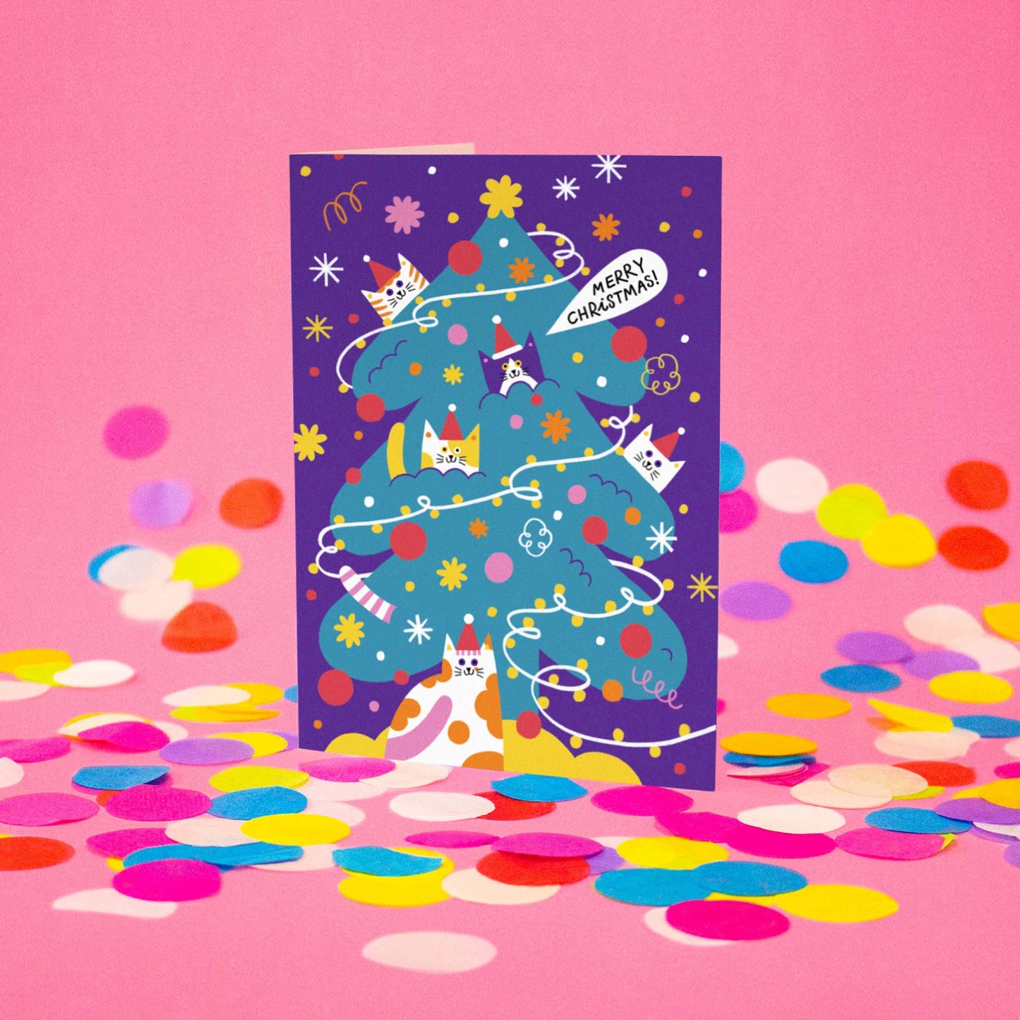 Sapin de Noël//Carte de vœux A6 - Ana Seixas