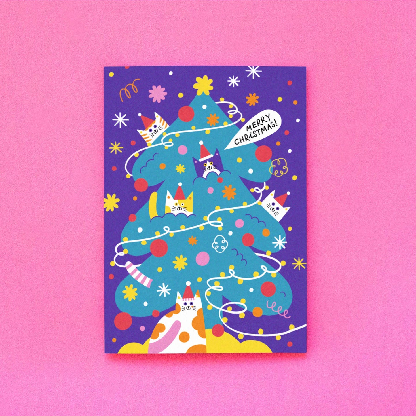 Sapin de Noël//Carte de vœux A6 - Ana Seixas