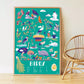 Poster stickers oiseaux / activité éducative - Poppik