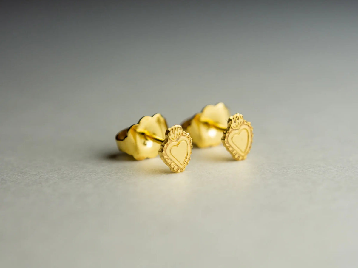 Boucles d'oreilles "Coeur Ex Voto" - Adorabili Paris