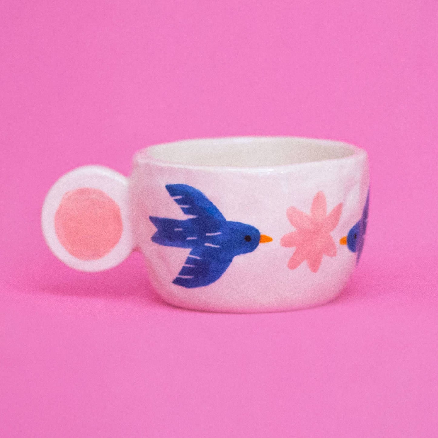 Tasse en céramique avec oiseaux - Ana Seixas