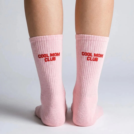CHAUSSETTES COOL MOM CLUB rose - NBDC