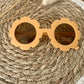 Lunettes de soleil Fleurs orange mat - J'adore Maman