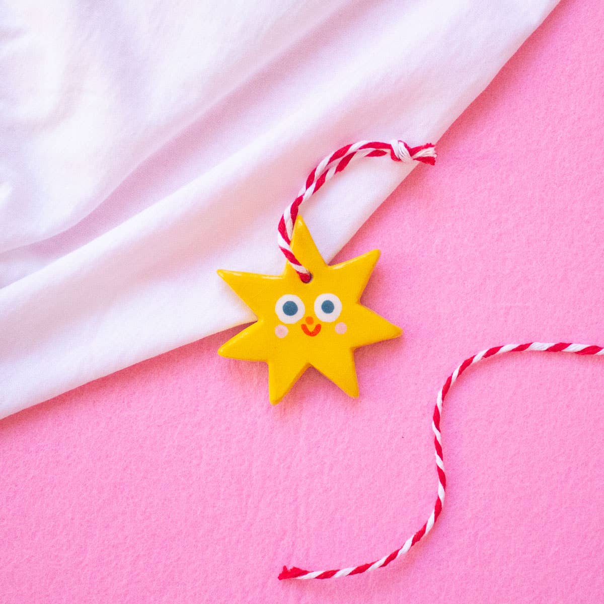 Petite Étoile / Ornements Suspendus en Céramique