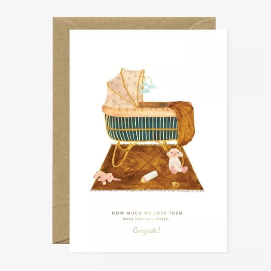 A6 Carte Gold Baby Sleep - All the ways to say