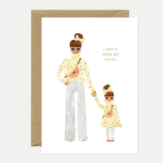 A6 Carte Mama Daughter - All the ways to say