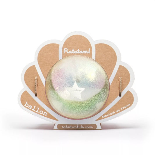 Baby shell balloon blanc 10 cm - Ratatam