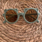 Lunettes de soleil enfant mixte bleu mat - J'adore Maman