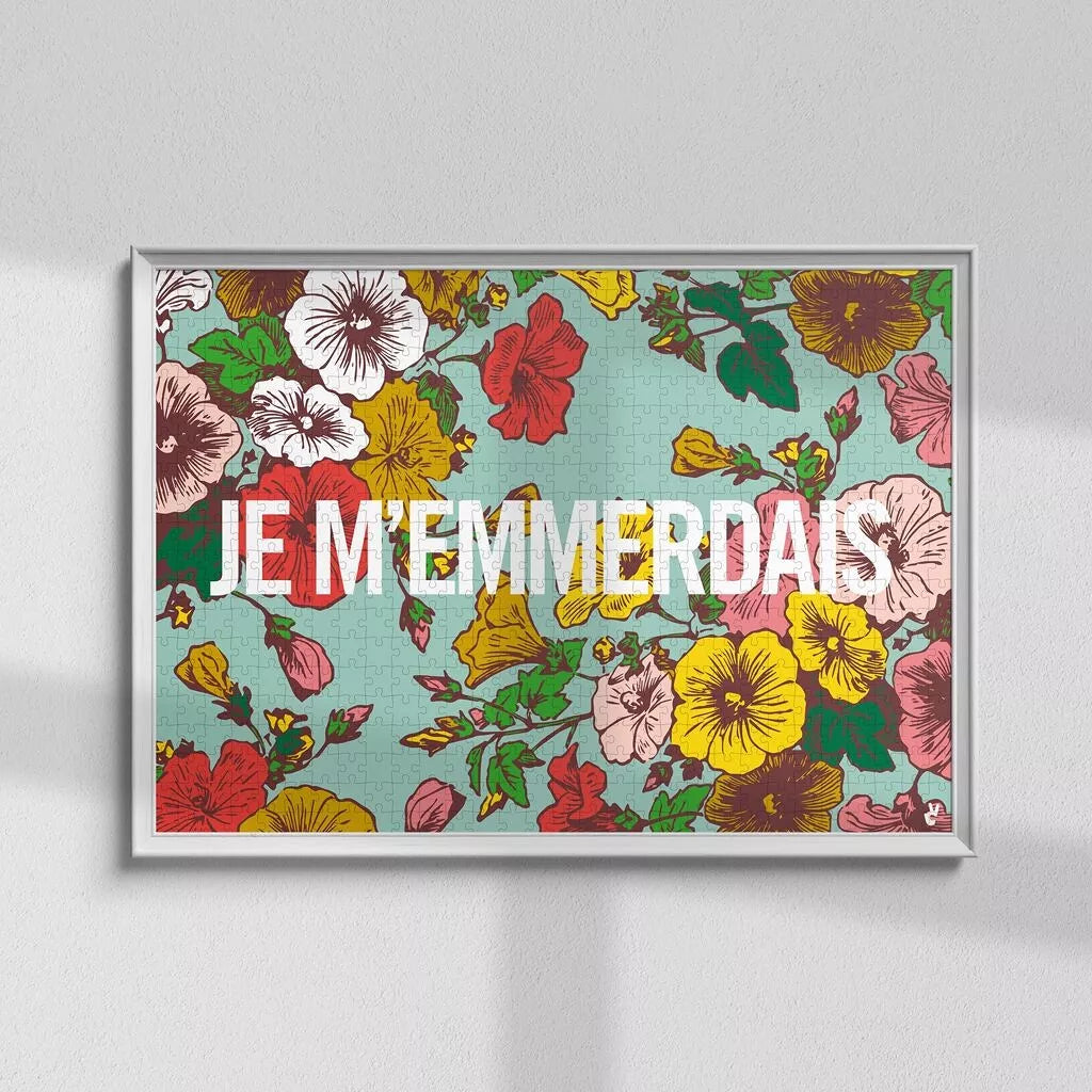 Puzzle 1000 pièces - Je m'emmerdais - Piece & Peace