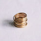Bague XL multicouche acier inoxydable - Bazou