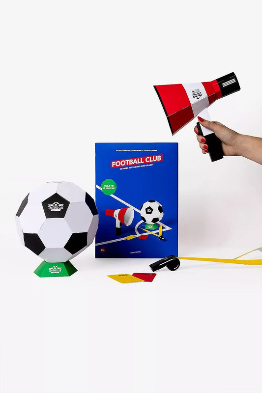 Maquette 3D en papier à personnaliser Football  Cinqpoints