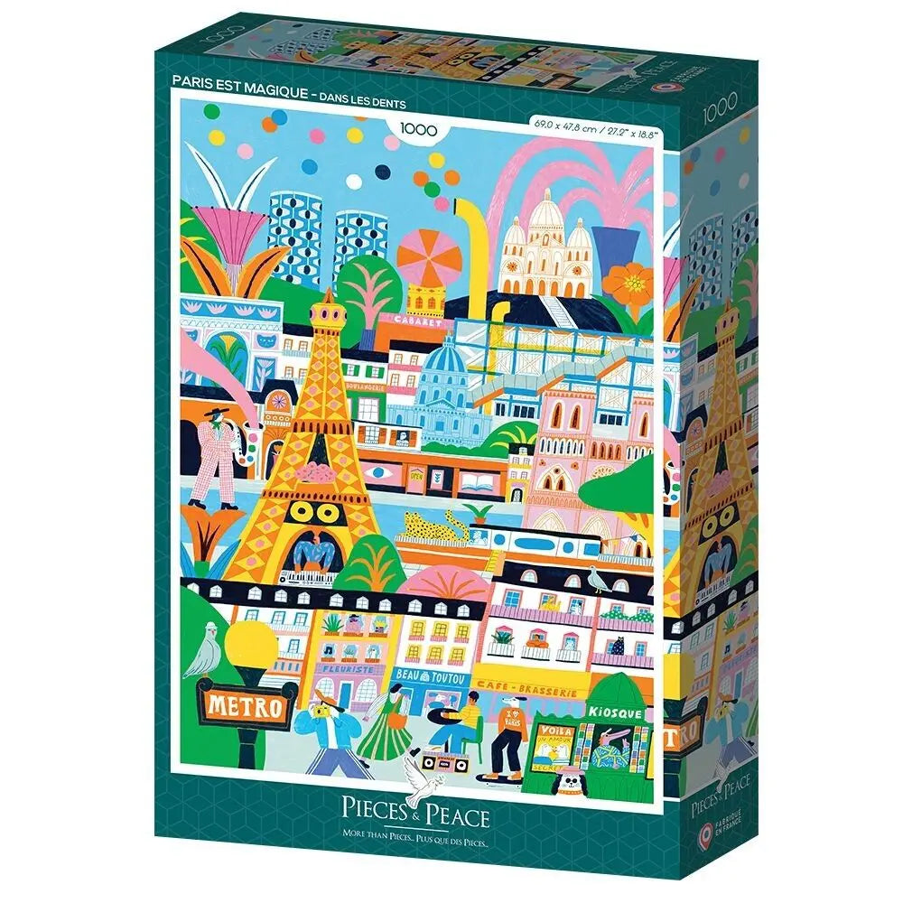 Puzzle 1000 pièces "Paris est magique" - PIECES & PEACE