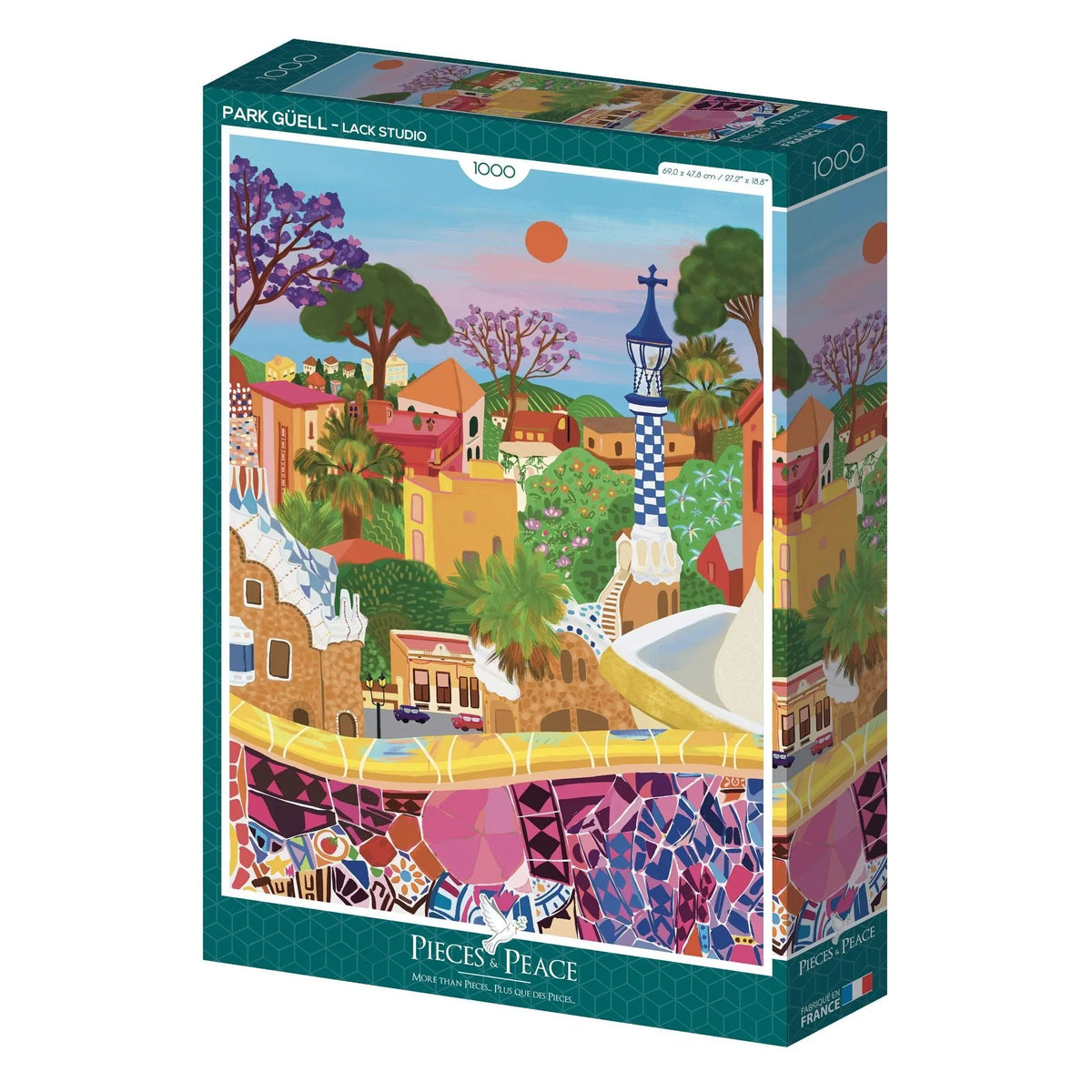 Puzzle 1000 pièces "Park Guel" - PIECES & PEACE