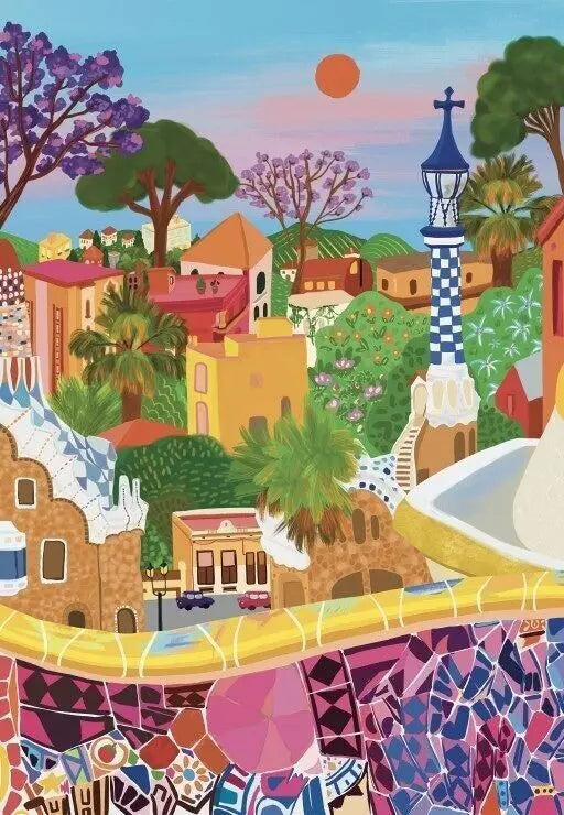 Puzzle 1000 pièces "Park Guel" - PIECES & PEACE
