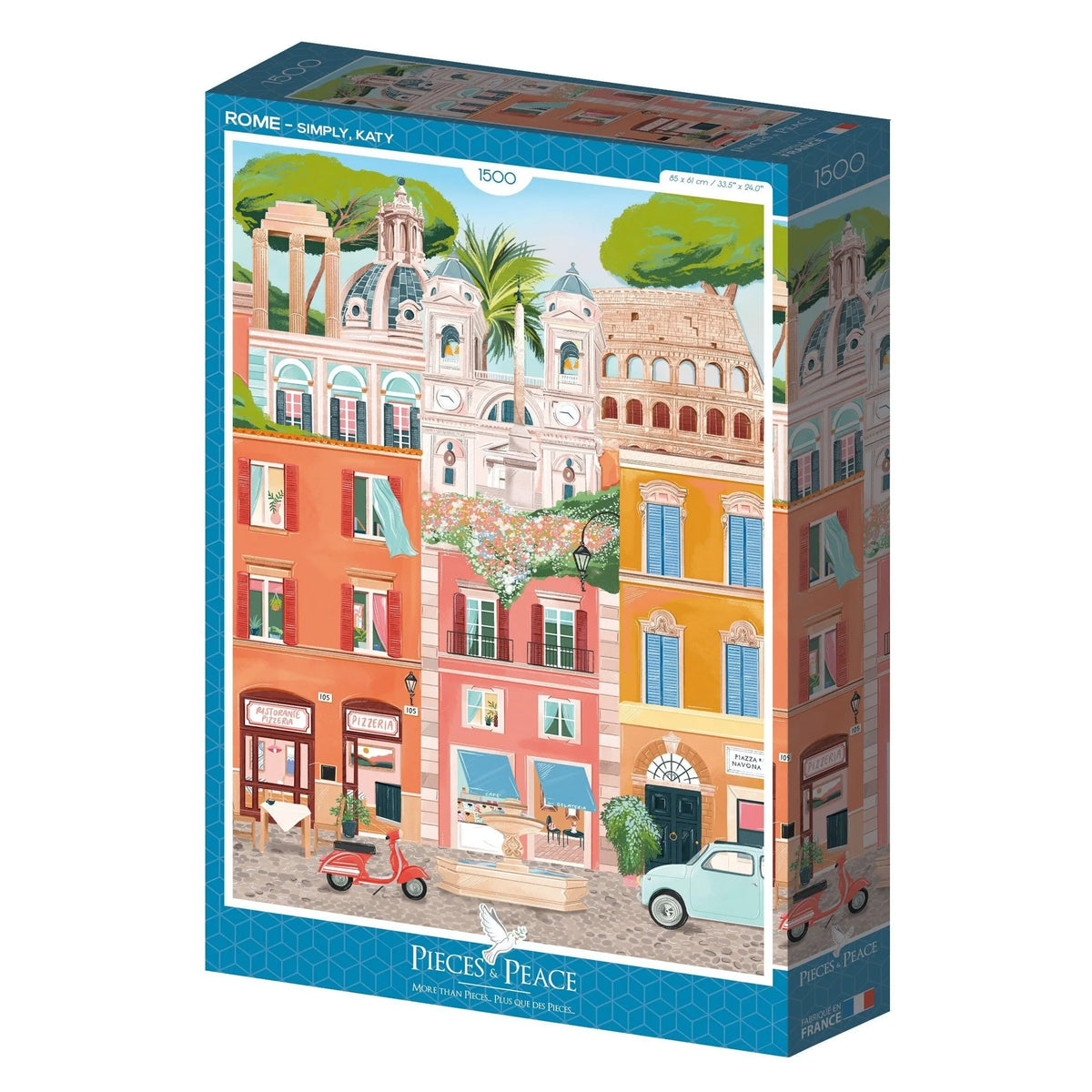 Puzzle 1500 pièces "Rome" - PIECES & PEACE