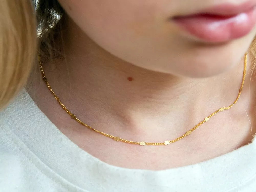 Collier Chaîne de coeurs - Adorabili Paris