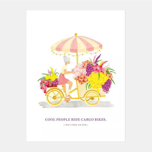 Poster Vélo - All the ways to say