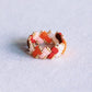 Bague tilabead - saumon/orange/bordeaux - Bazou