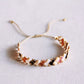 Bracelet de perles Tila tressées - Couleurs Nude - Bazou