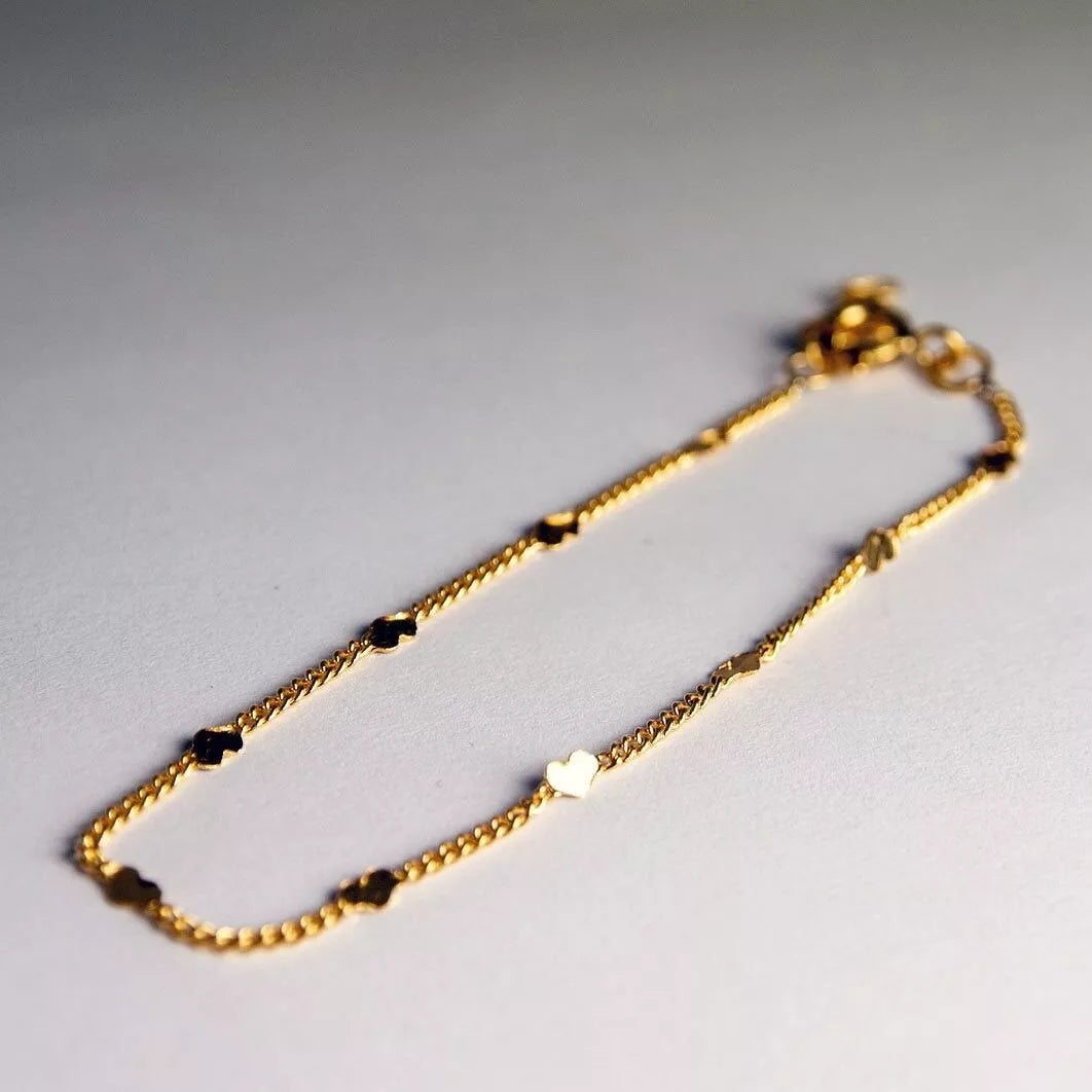 Bracelet Chaîne de Coeurs - Adorabili Paris