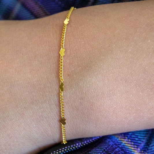 Bracelet Chaîne de Coeurs - Adorabili Paris