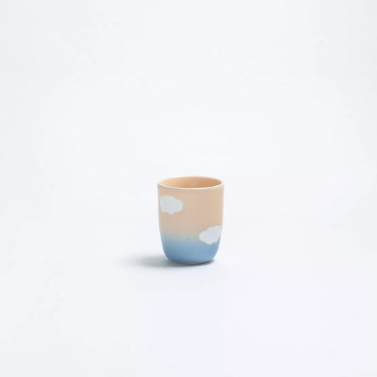 Tasse à expresso Cloud Peach Sky - Eggbackhome